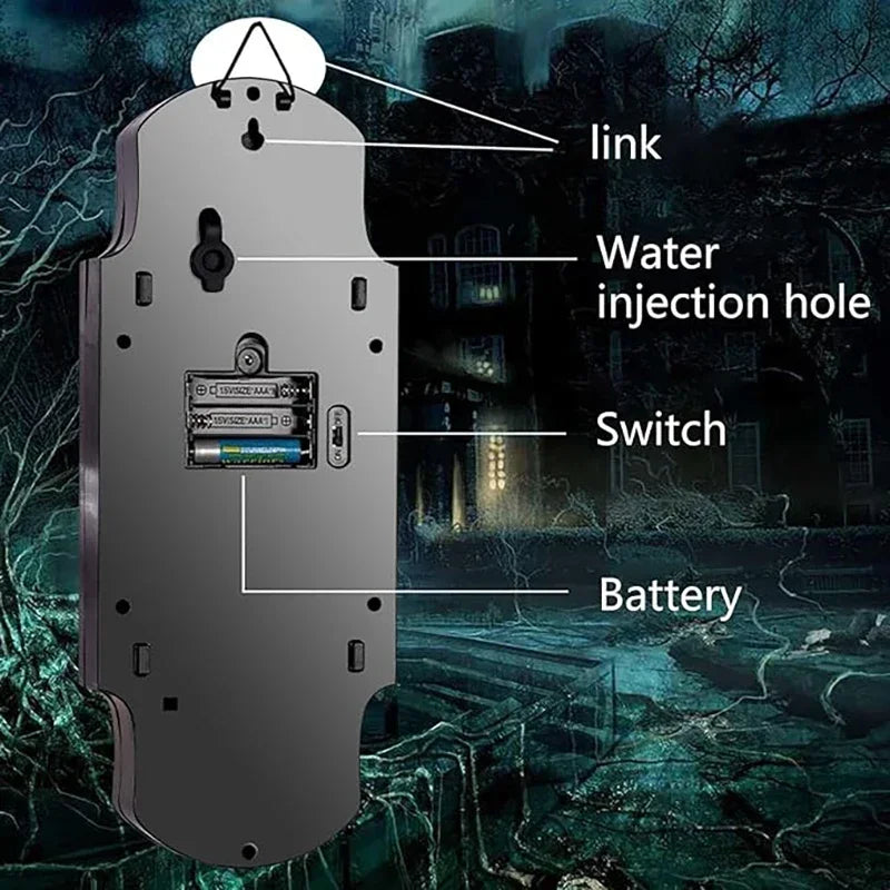 2025 New Halloween Animatronic Doorbell – Glowing Skeleton Hands with Spooky Sound