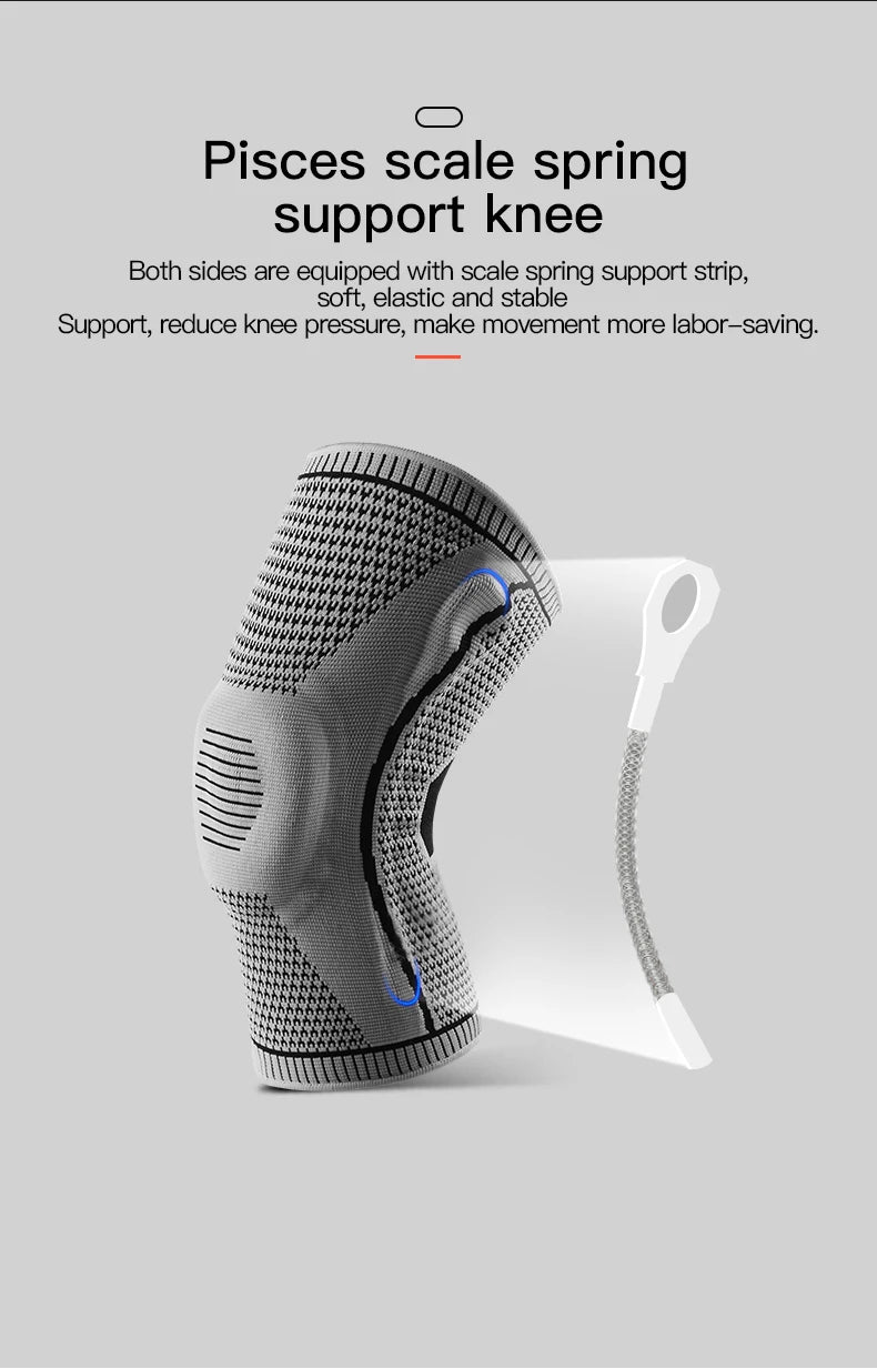 Compression Knee Pad for Running & Basketball – Meniscus & Patella Support