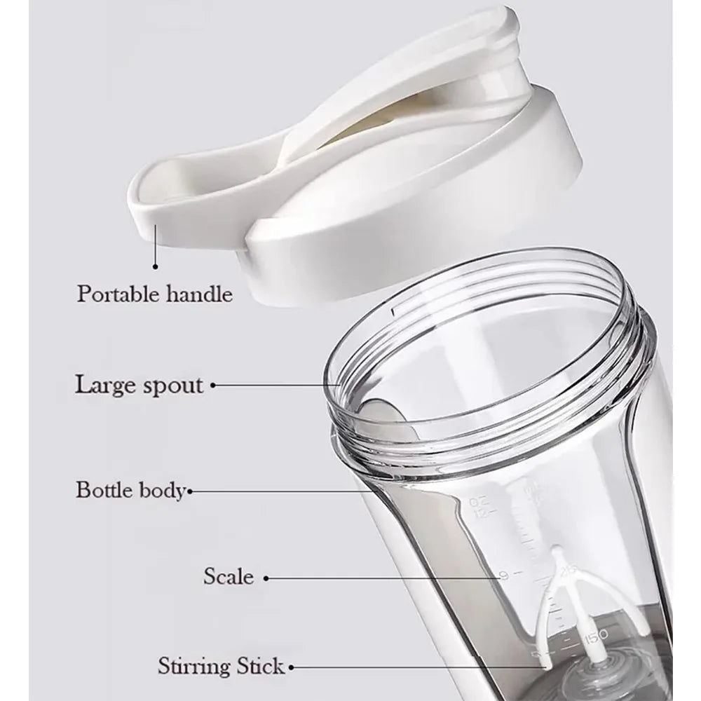FitFuel USB Electric Blender Cup – 15oz Portable Shaker