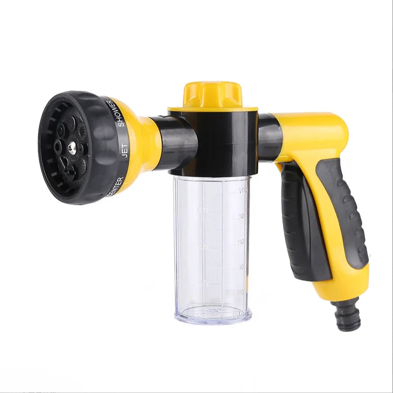 High-Pressure Dog Shower Sprayer with Soap Dispenser & 3 Modes