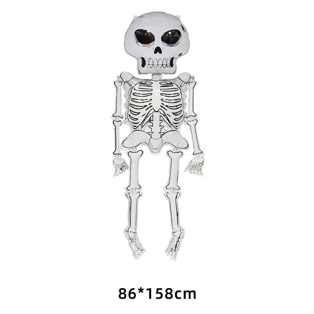 Huge Halloween Skeleton Man Balloon – Spooky Horror Party Decoration 2024