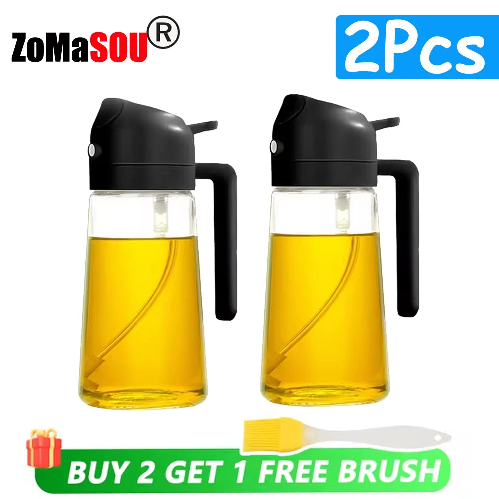 Multi-Use Oil Dispenser Bottle – Spray & Pour Function