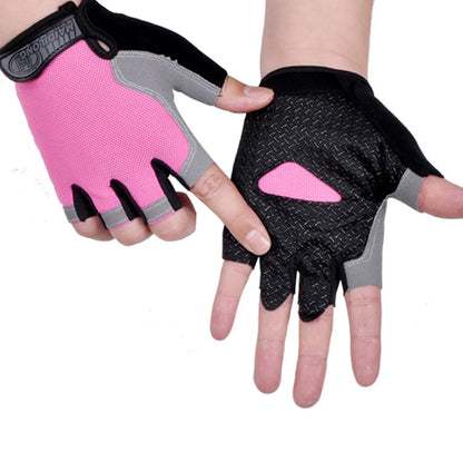 ShockGuard Fingerless Bike Gloves – Anti-Sweat & Non-Slip for Sports & Cycling