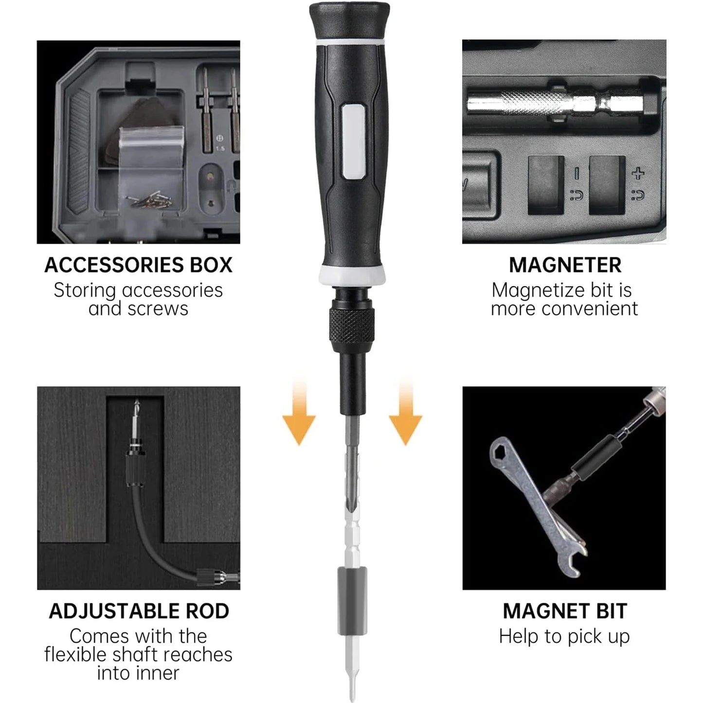 Universal Precision Repair Kit – 152 Tools with Torx T5 T6, Ideal for Laptop & Device Fixes