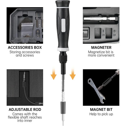 Universal Precision Repair Kit – 152 Tools with Torx T5 T6, Ideal for Laptop & Device Fixes