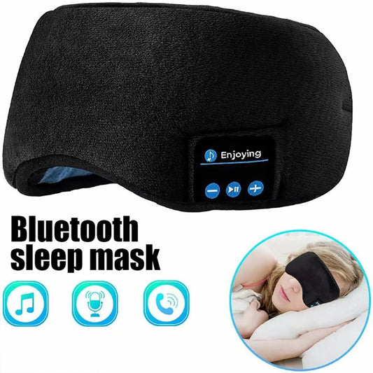 Bluetooth Sleeping Headphones – Soft Elastic Headband with Wireless Music Playback