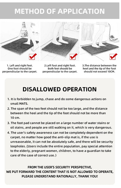 Ultra Soft Bathroom Mat – Quick Water Absorption & Anti-Slip