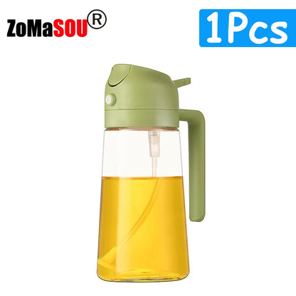 Multi-Use Oil Dispenser Bottle – Spray & Pour Function