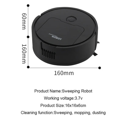 White-Post 3-in-1 Auto Cleaning Robot – Vacuum, Sweep, Mop with Smart Navigation