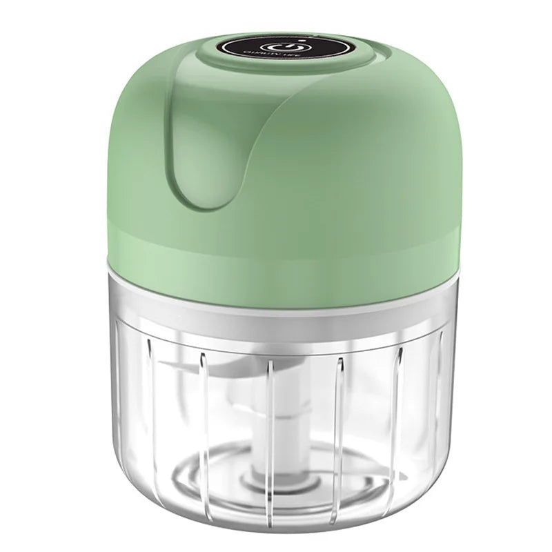 Portable Mini Food Chopper – Electric Garlic Crusher & Meat Grinder (250ml)