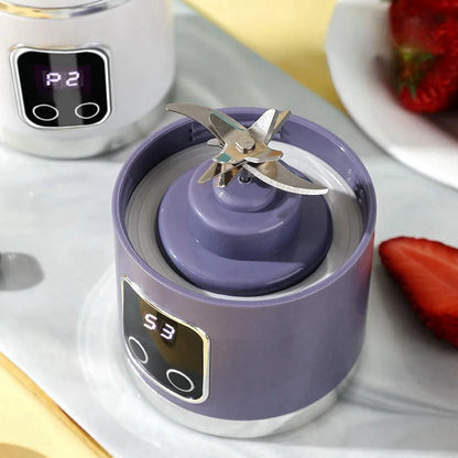 Portable Juice Blender – 450ML Large Capacity, Strong Motor, Crushed Ice & Charging