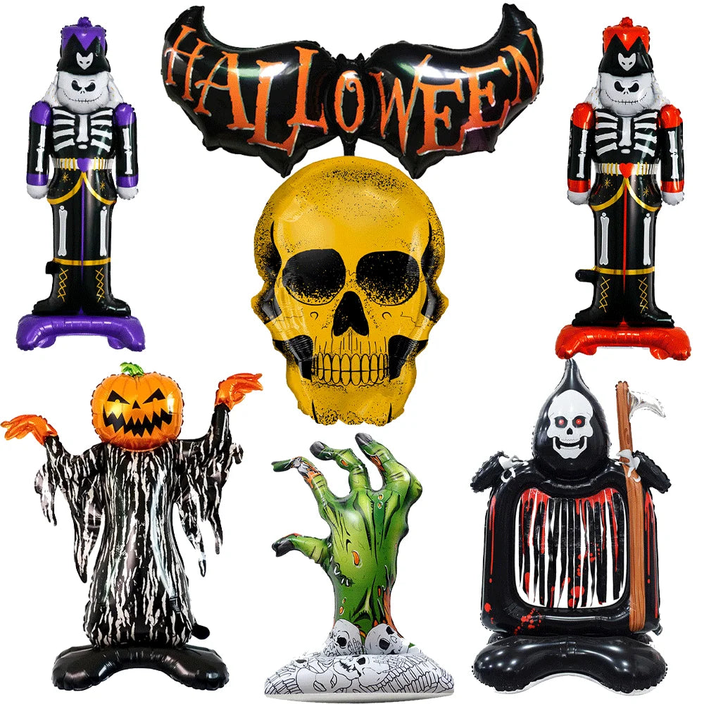 Huge Halloween Skeleton Man Balloon – Spooky Horror Party Decoration 2024