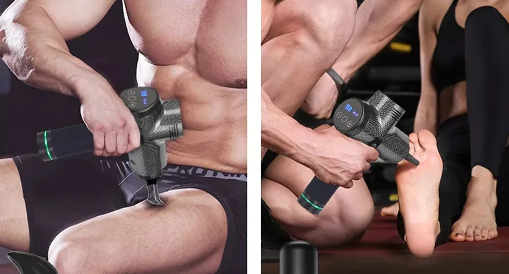 Portable Massage Gun – Handheld Percussion Massager for Muscle Recovery & Relaxation