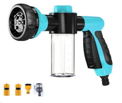 High-Pressure Dog Shower Sprayer with Soap Dispenser & 3 Modes