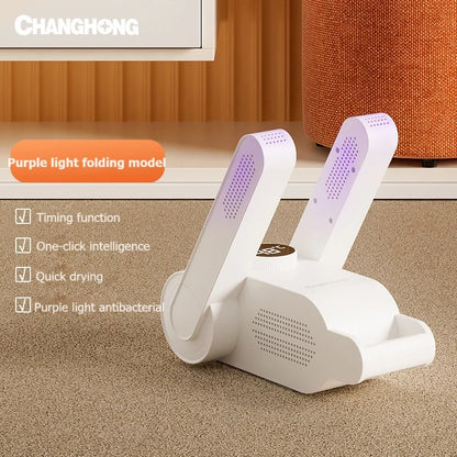 Portable Electric Shoe Dryer & Deodorizer – Smart Heater for Winter Footwear