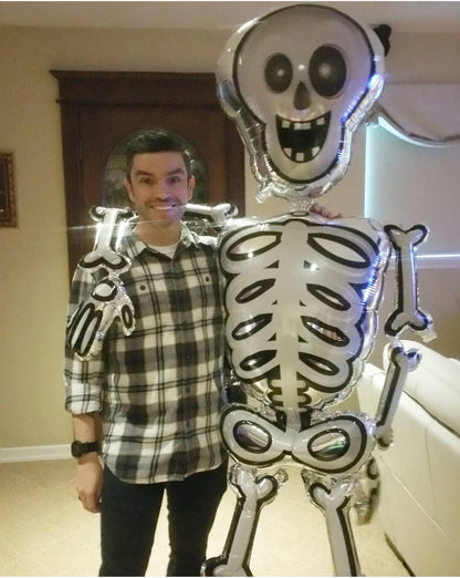 Huge Halloween Skeleton Man Balloon – Spooky Horror Party Decoration 2024