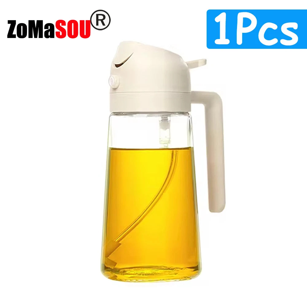 Multi-Use Oil Dispenser Bottle – Spray & Pour Function