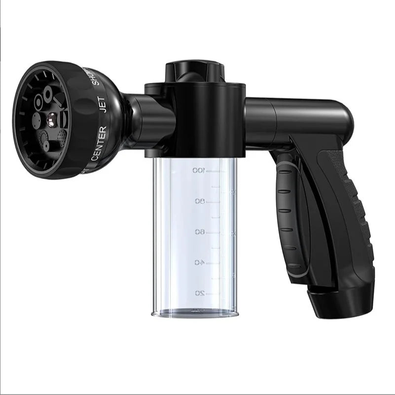High-Pressure Dog Shower Sprayer with Soap Dispenser & 3 Modes