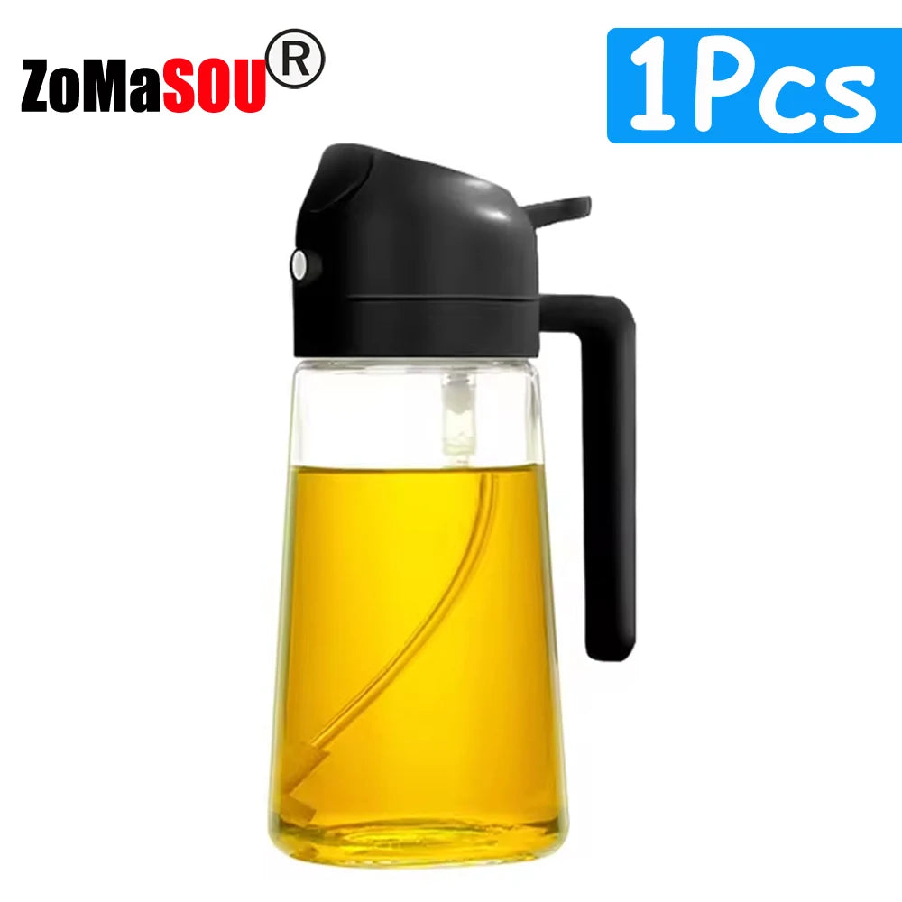 Multi-Use Oil Dispenser Bottle – Spray & Pour Function