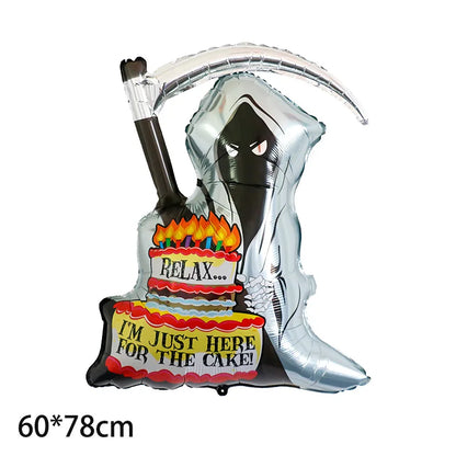 Huge Halloween Skeleton Man Balloon – Spooky Horror Party Decoration 2024