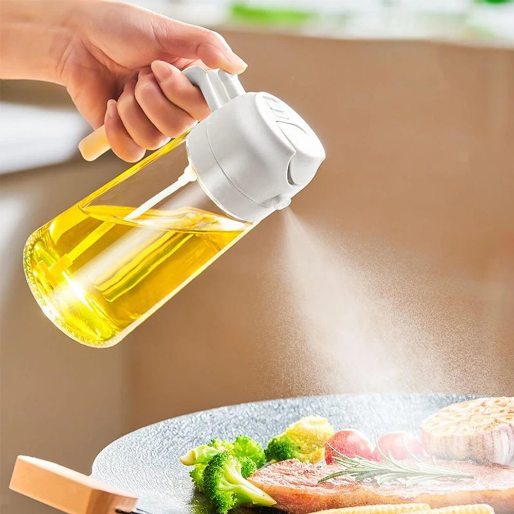Multi-Use Oil Dispenser Bottle – Spray & Pour Function