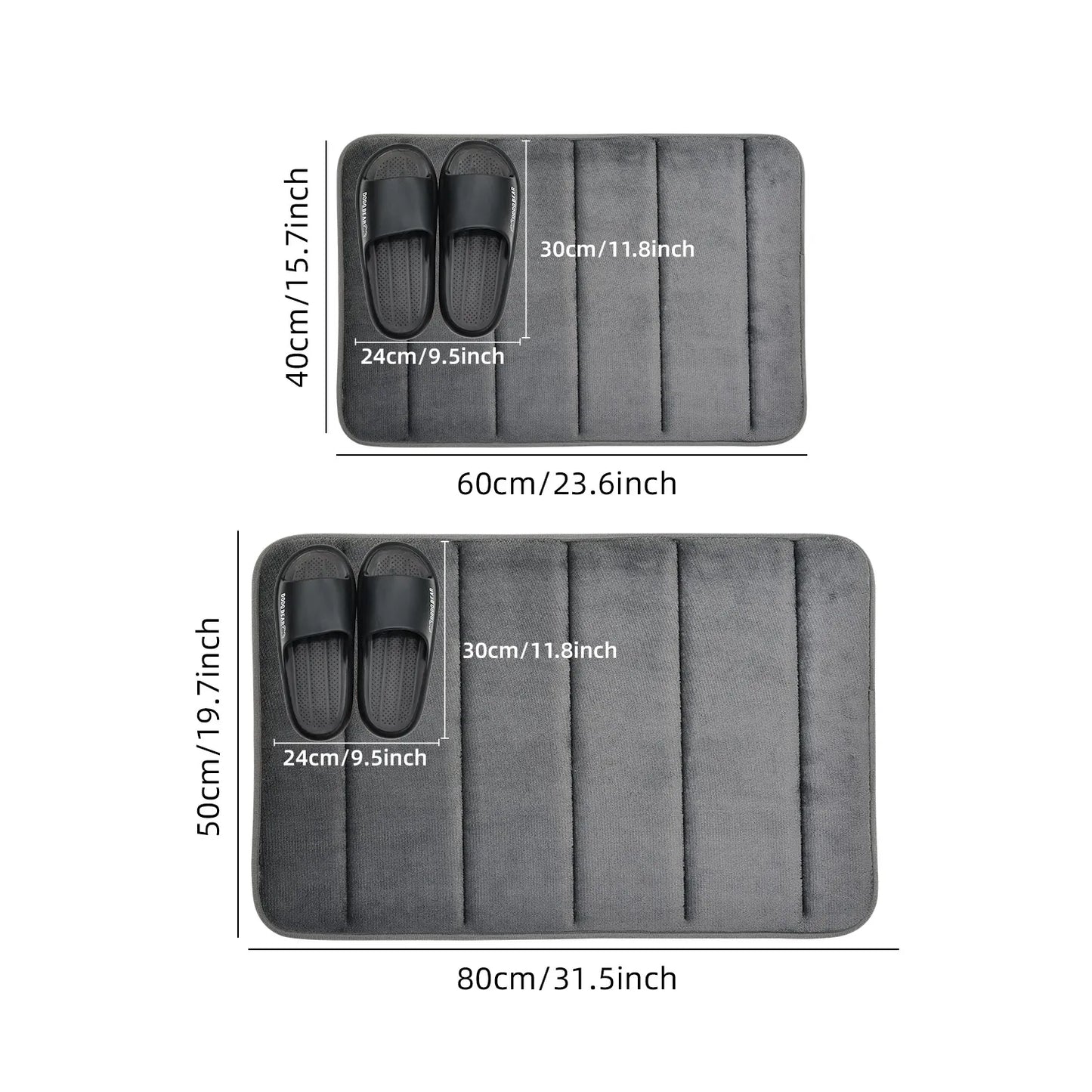 Ultra Soft Bathroom Mat – Quick Water Absorption & Anti-Slip