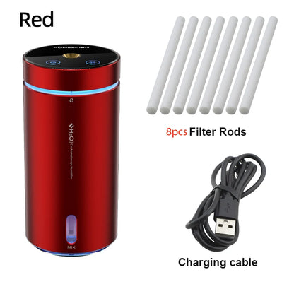 Aluminum Dual Spray Car Humidifier with Essential Oil Diffuser – Air Freshener for Auto & Room