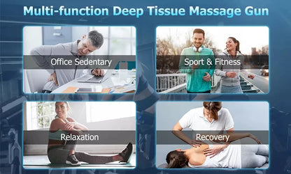 Portable Massage Gun – Handheld Percussion Massager for Muscle Recovery & Relaxation