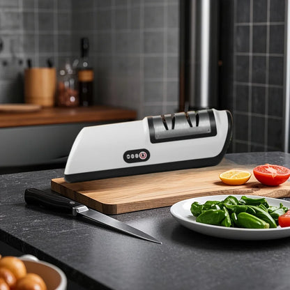 Multifunctional Electric Knife Sharpener – Automatic 4-Gear Sharpening Machine
