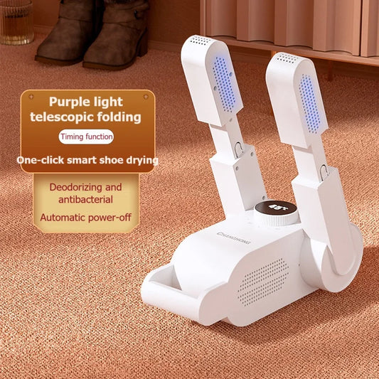 Portable Electric Shoe Dryer & Deodorizer – Smart Heater for Winter Footwear