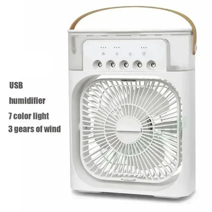 BreezeLite Portable AC – Mini Air Cooler with Humidifier and LED Night Lamp