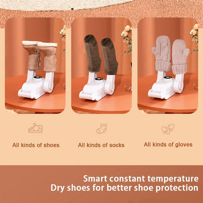 Portable Electric Shoe Dryer & Deodorizer – Smart Heater for Winter Footwear