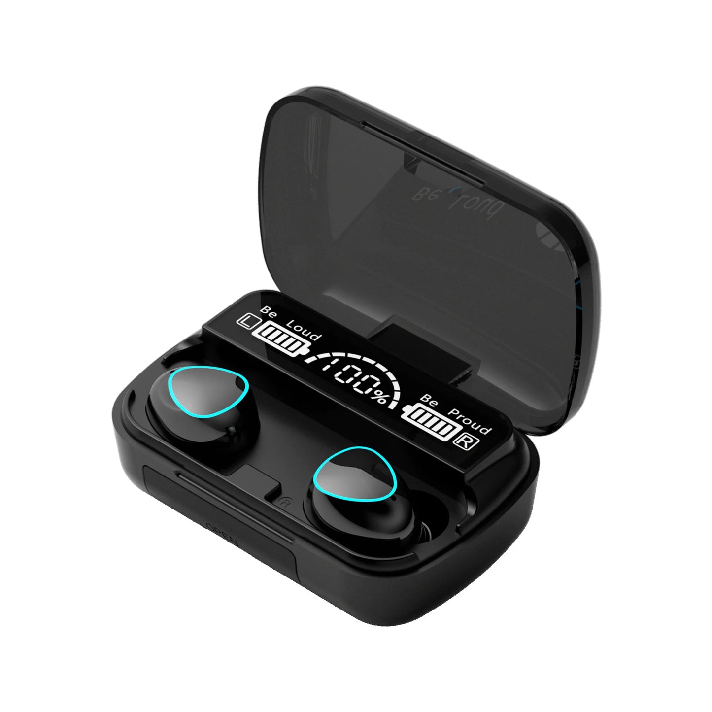 New M10 Wireless Earbuds – Bluetooth Headset with Charging Case, Clear Sound for Music & Gaming, Sport Fit