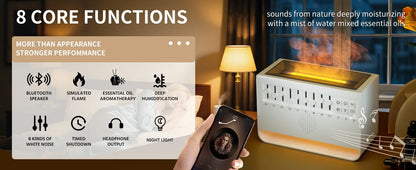 Color-Changing Jellyfish Mist Diffuser with Remote – Quiet Cool Mist Humidifier