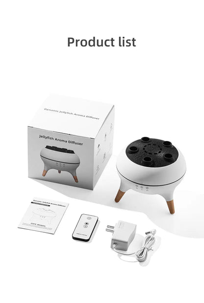 Color-Changing Jellyfish Mist Diffuser with Remote – Quiet Cool Mist Humidifier
