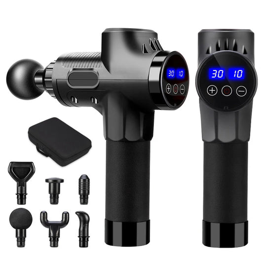 Portable Massage Gun – Handheld Percussion Massager for Muscle Recovery & Relaxation