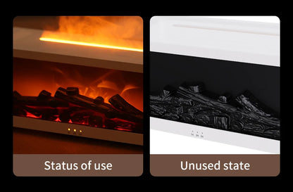 Fireplace Style Aroma Diffuser – Quiet Mist & LED Flame Effect