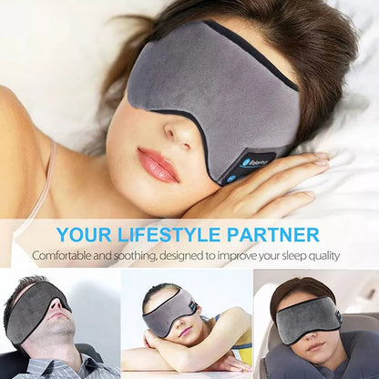 Bluetooth Sleeping Headphones – Soft Elastic Headband with Wireless Music Playback