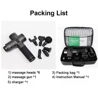 Portable Massage Gun – Handheld Percussion Massager for Muscle Recovery & Relaxation
