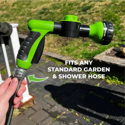 High-Pressure Dog Shower Sprayer with Soap Dispenser & 3 Modes