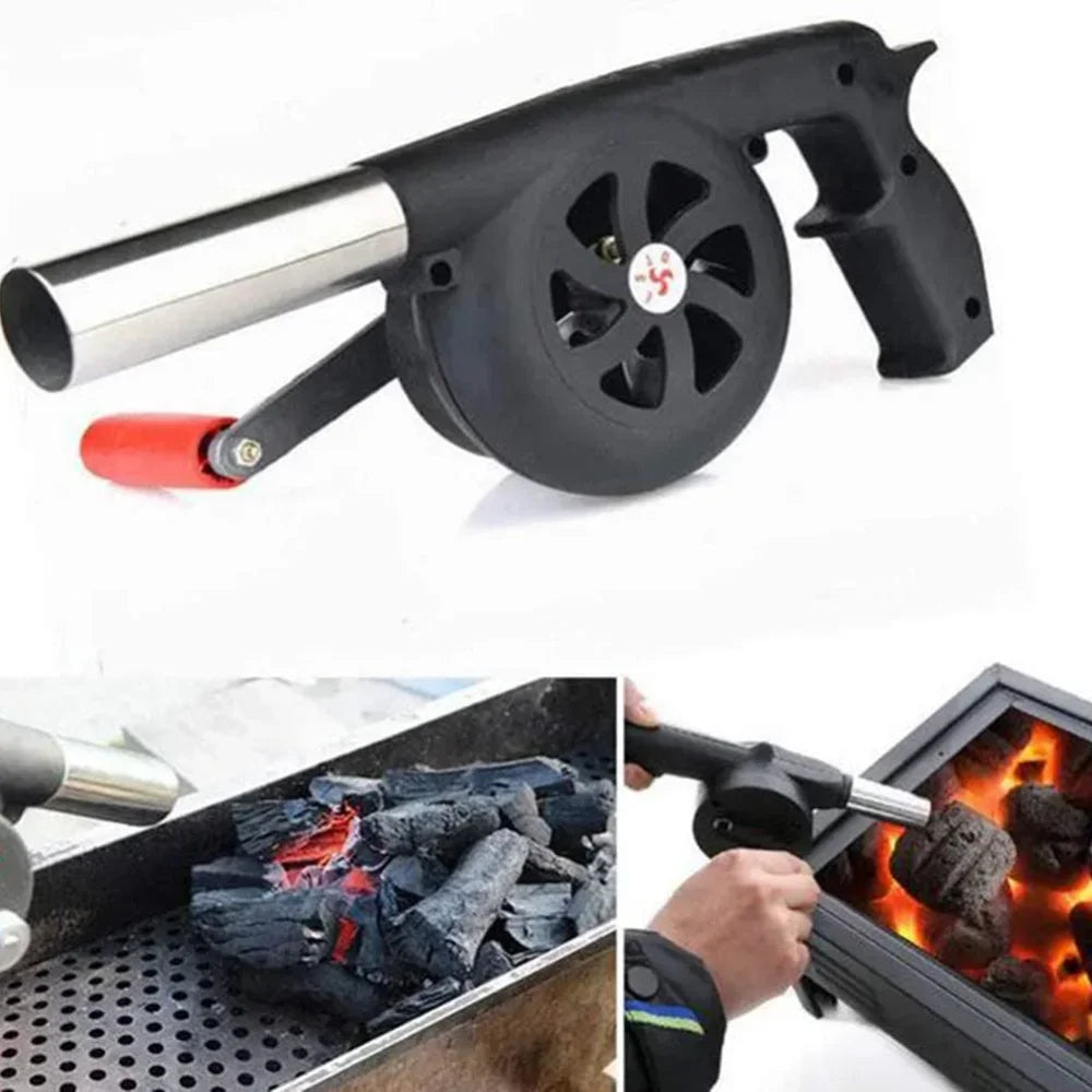 Handheld Air Blower for BBQ – Portable Tool for Fire Starting and Charcoal