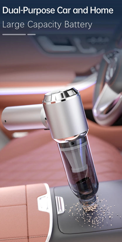 Wireless Mini Car Vacuum – Ultra Strong Suction, Portable & Powerful