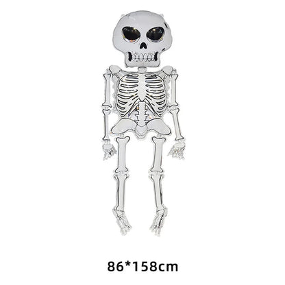 Huge Halloween Skeleton Man Balloon – Spooky Horror Party Decoration 2024