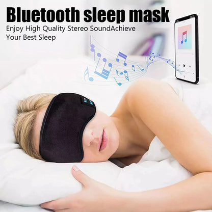 Bluetooth Sleeping Headphones – Soft Elastic Headband with Wireless Music Playback
