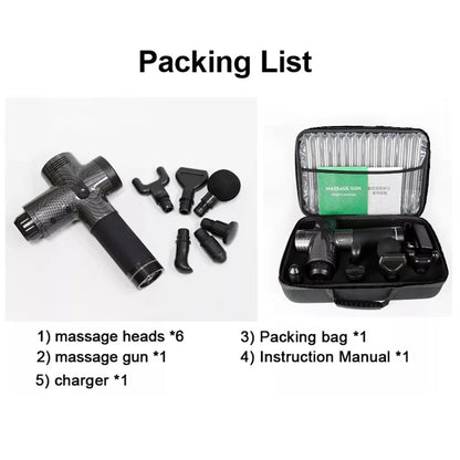 Portable Massage Gun – Handheld Percussion Massager for Muscle Recovery & Relaxation