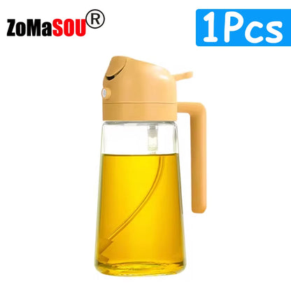 Multi-Use Oil Dispenser Bottle – Spray & Pour Function