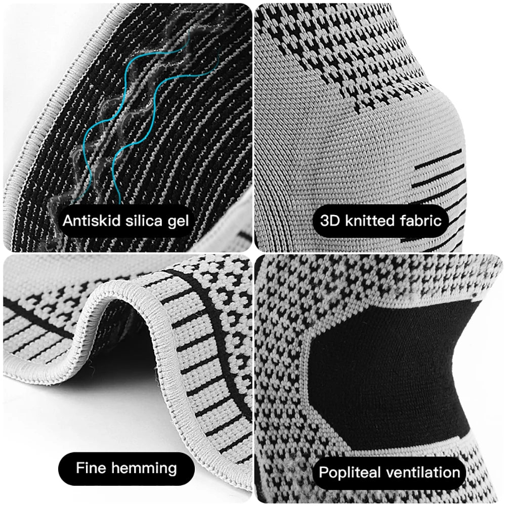 Compression Knee Pad for Running & Basketball – Meniscus & Patella Support