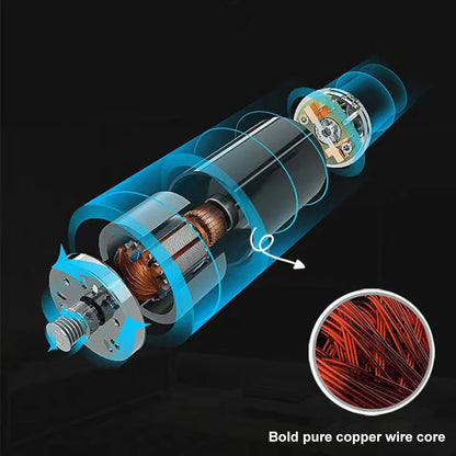High-Pressure 12V Car Air Pump – Dual Cylinder Electric Tire Inflator with LED