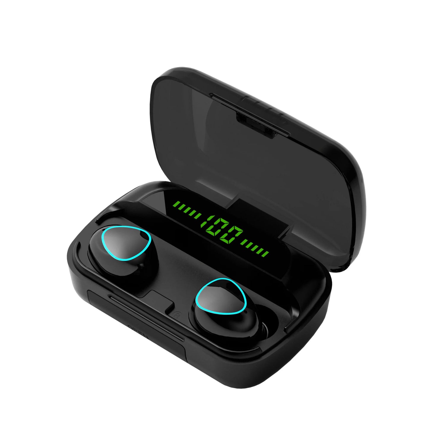 New M10 Wireless Earbuds – Bluetooth Headset with Charging Case, Clear Sound for Music & Gaming, Sport Fit