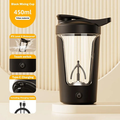 FitFuel USB Electric Blender Cup – 15oz Portable Shaker